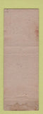 Matchbook Cover - Belmont Cafe Grand Forks ND WEAR
