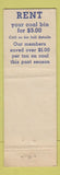 Matchbook Cover - League Island Buyers Club Philadelphia PA Federal