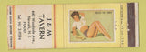 Matchbook Cover - J&M Tavern Newark NJ pinup WORN