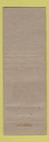 Matchbook Cover - Valvoline oil gas United Coal Supply Grand Island NE WORN