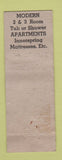 Matchbook Cover - Denver Auto Court Motel Denver Colorado WORN