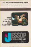 Matchbook Cover - Jessop Steel Co Washington PA Detroit MI 40 Strike