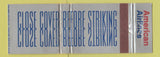 Matchbook Cover - American Airlines