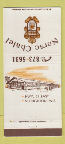 Matchbook Cover - Norse Club Stoughton WI 30 Strike