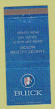 Matchbook Cover - Sanford Sullivan Buick Collins MS 30 Strike