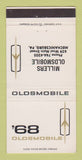 Matchbook Cover - 1968 Oldsmobile Millers Mechanicsburg PA  30 Strike