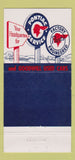 Matchbook Cover - 1954 Pontiac HS Risser Elizabethtown PA 30 Strike