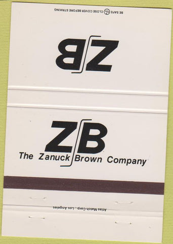 Matchbook Cover - Zanuck Brown Co 40 Strike