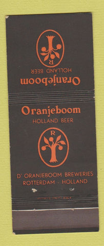 Matchbook Cover - Oraneboom Holland Beer Rotterdam