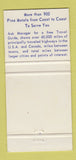 Matchbook Cover - Outlaw Inn Rock Springs WY WORN 30 Strike