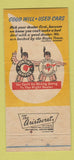 Matchbook Cover - Pontiac Elyria OH 1951 30 Strike
