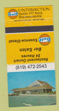 Matchbook Cover - Gulf oil gas Essence Diesel Drummondville QC 30 Strike