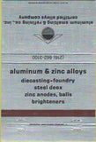 Matchbook Cover - Aluminum Smelting Refining Co  40 Strike