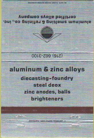 Matchbook Cover - Aluminum Smelting Refining Co  40 Strike
