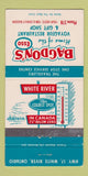 Matchbook Cover - Bagdon's Esso oil gas White River ON WEAR 30 Strike