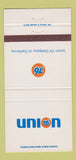 Matchbook Cover - Union 76 oil gas Company of California CA 30 Strike