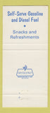 Matchbook Cover - Citgo oil gas Fuel Town Fremont IN 30 Strike