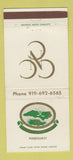 Matchbook Cover - Pinehurst Country Club NC 30 Strike