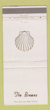 Matchbook Cover Shell oil gas The Browns Amarillo TX AC Cockrell WEAR 30 Strike