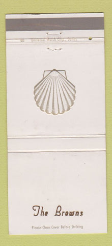 Matchbook Cover Shell oil gas The Browns Amarillo TX AC Cockrell WEAR 30 Strike