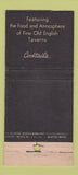 Matchbook Cover - Hotel Winthrop Tacoma WA Sabre Room 21 Strike Feature