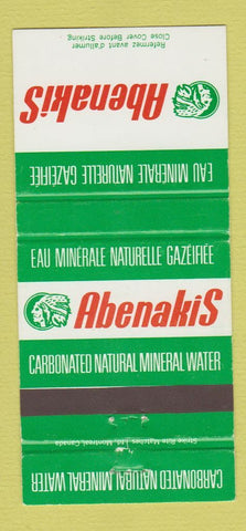 Matchbook Cover - Abernakis Mineral Water Canada 30 Strike