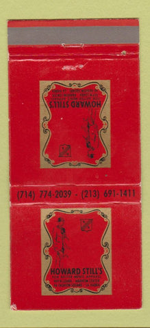 Matchbook Cover - Howard Still's Men's Clothes La Habra Anaheim CA 30 Strike