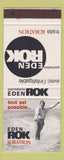 Matchbook Cover - Eden Rok Koratron Clothes France SAMPLE