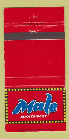 Matchbook Cover - Male Sportswear Atlanta GA Men's Clothes WEAR 30 Strike