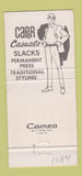 Matchbook Cover - Caper Casuals Clothes Smith Brothers Carthage MO 30 Strike