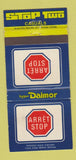 Matchbook Cover - Stop Two Casuals Clothes Daimor Montreal QC WORN 30 Strike