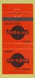 Matchbook Cover - Pic a Pop Soda 30 Strike