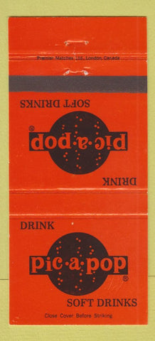Matchbook Cover - Pic a Pop Soda 30 Strike