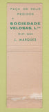 Matchbook Cover - Beba Laranja Politz Orange Drink? Portugal WEAR