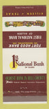 Matchbook Cover - 1st National Bank Killeen TX 30 Strike
