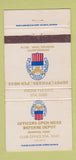 Matchbook Cover - Defense Depot Memphis TN WEAR 30 Strike