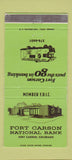 Matchbook Cover - Fort Carson National Bank Colorado WEAR 30 Strike