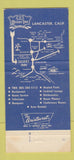 Matchbook Cover - Desert Inn Motor Hotel Lancaster CA 30 Strike