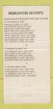 Matchbook Cover - US Marines Recruiting  CT MA RI Locations 30 Strike