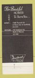 Matchbook Cover - LJ Griffin Funeral Home Westland MI 30 Strike