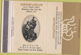 Matchbook Cover - Genevieve  L'Opera London UK 40 Strike