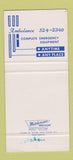 Matchbook Cover - DeJong's Funeral Home Keokuk IA 30 Strike