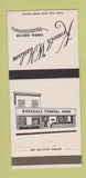 Matchbook Cover - Kenneth Haslam Funeral Home Rosedale LI NY 30 Strike