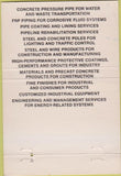 Matchbook Cover - Ameron Monterey Park CA 40 Strike