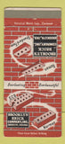 Matchbook Cover - Brooklyn Brick Company Brooklyn IN WORN 30 Strike