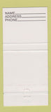 Matchbook Cover - JRJ's American Bar Edmonton AB 30 Strike