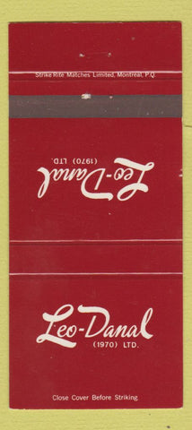 Matchbook Cover - Leo Danal Girl's Clothes Montreal QC 30 Strike