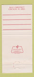 Matchbook Cover - Cricket's Chicago IL WEAR 30 Strike