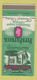 Matchbook Cover - FitzPatrick Funeral Home Philadelphia PA Catholic 30 Strike