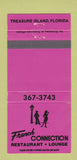 Matchbook Cover - French Connection Restaurant Treasure Island FL 30 Strike